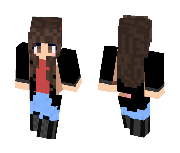 Cute Girl - Autumn Outfit - Cute Girls Minecraft Skins - image 1