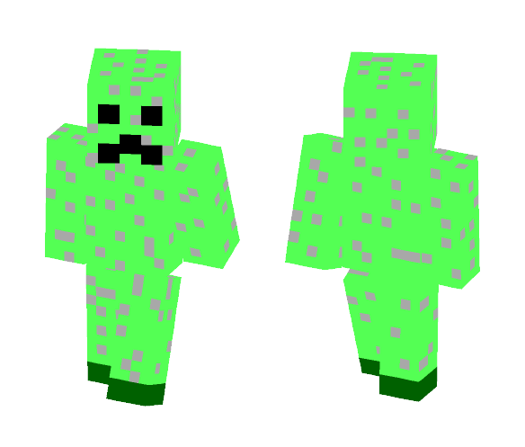 8-BIT Crepper - Male Minecraft Skins - image 1