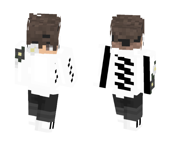Off White Flowers (taking reqs) - Male Minecraft Skins - image 1
