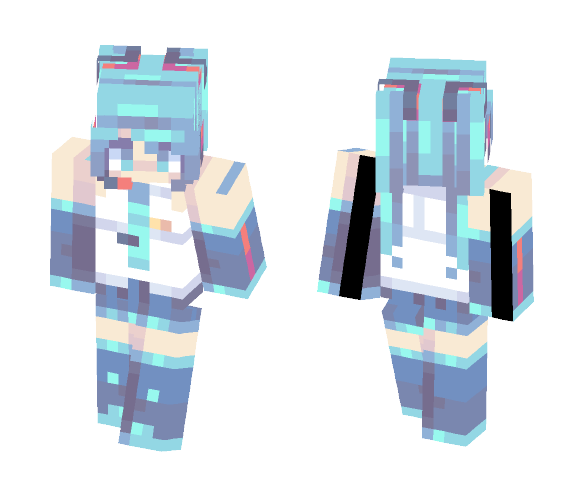 ~初音ミク | Hatsune Miku~ - Female Minecraft Skins - image 1