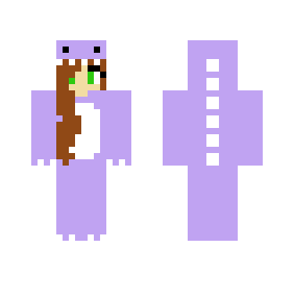 LittleViolet -Dinosaur Onesie! - Female Minecraft Skins - image 2