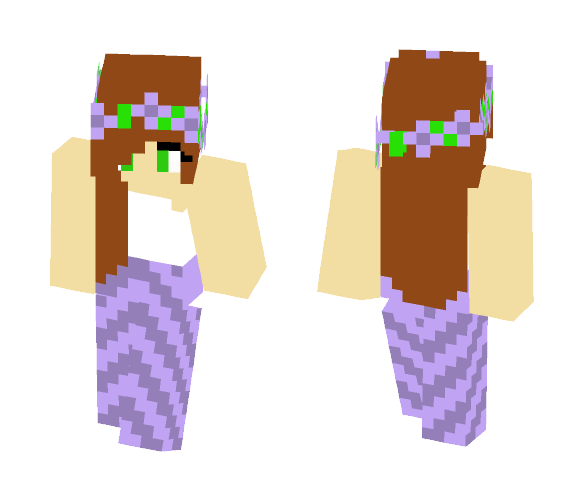 LittleViolet -Dress 2 - Female Minecraft Skins - image 1