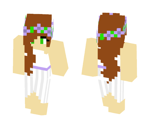LittleViolet -Dress - Female Minecraft Skins - image 1