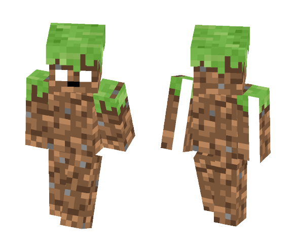 Dirt Guy (With face) - Interchangeable Minecraft Skins - image 1