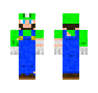 Super Zombie World: Luigi - Male Minecraft Skins - image 2