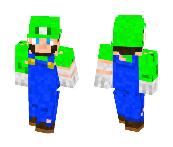 Super Zombie World: Luigi - Male Minecraft Skins - image 1
