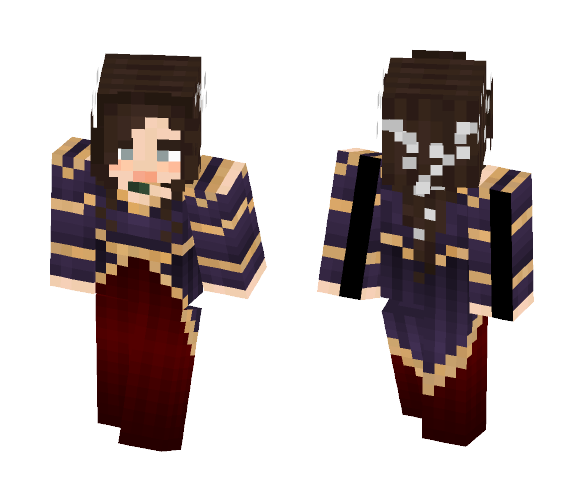Marie Brusleton's new gown (LotC) - Female Minecraft Skins - image 1