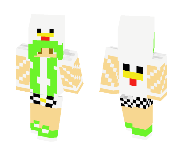 Chicken Girl - Girl Minecraft Skins - image 1
