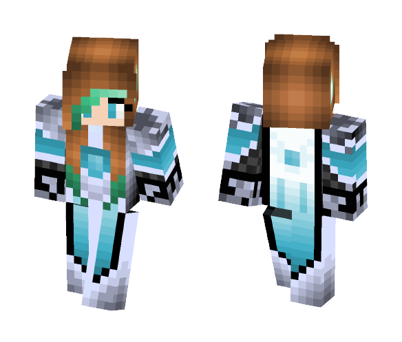 ☾ Werewolf Aphmau knight *OC* ☽ - Female Minecraft Skins - image 1