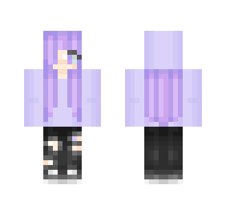 Lovely violet girl - Girl Minecraft Skins - image 2