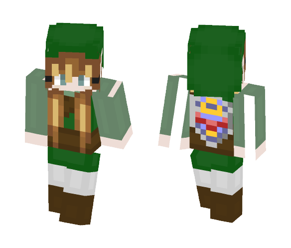Girl Version of Link - Girl Minecraft Skins - image 1