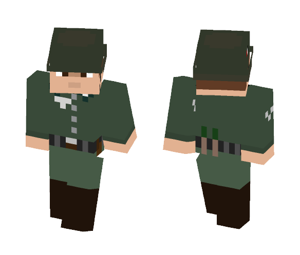 [WWII] German soldier - Male Minecraft Skins - image 1