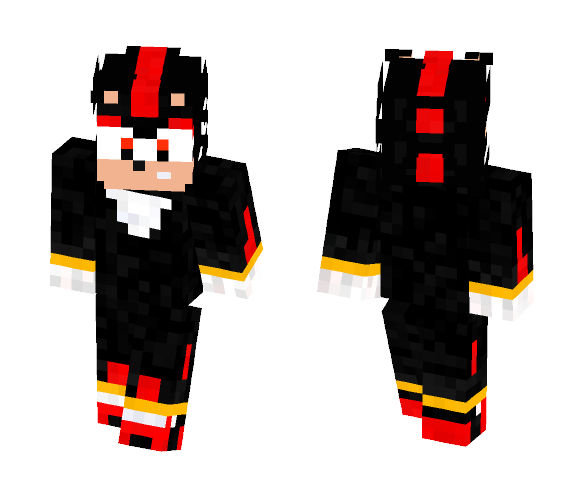 Sonic The Hedgehog: Shadow - Male Minecraft Skins - image 1