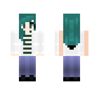 Teal - Female Minecraft Skins - image 2