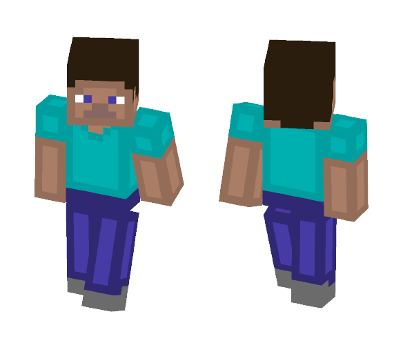 Smooth Steve - Male Minecraft Skins - image 1
