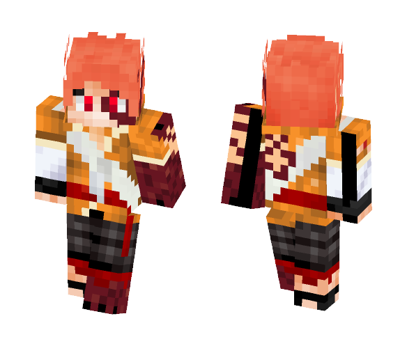 Natsu Dragneel Dragon Cry Dragonize - Male Minecraft Skins - image 1