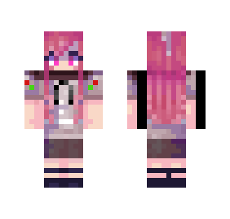 Ruby Space Bartender - Female Minecraft Skins - image 2