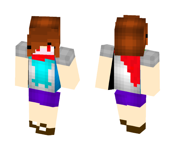 Blushing TC Chara - Male Minecraft Skins - image 1