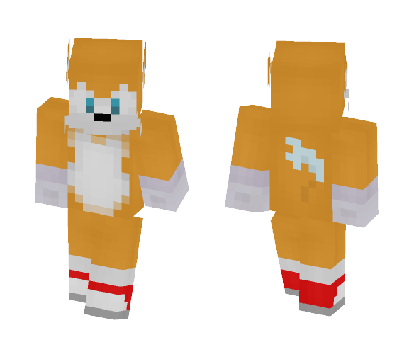 Tails the Fox - Male Minecraft Skins - image 1