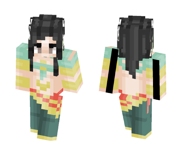 lotus -- request -- ɐᴉlǝɥdo - Female Minecraft Skins - image 1
