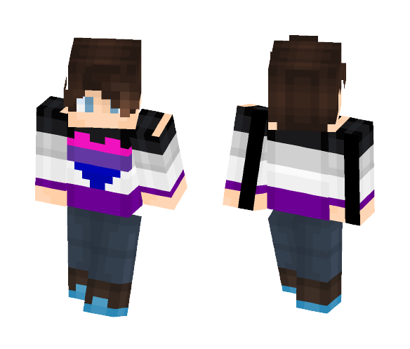 Eric ~BI-Asexual shirt~ - Male Minecraft Skins - image 1