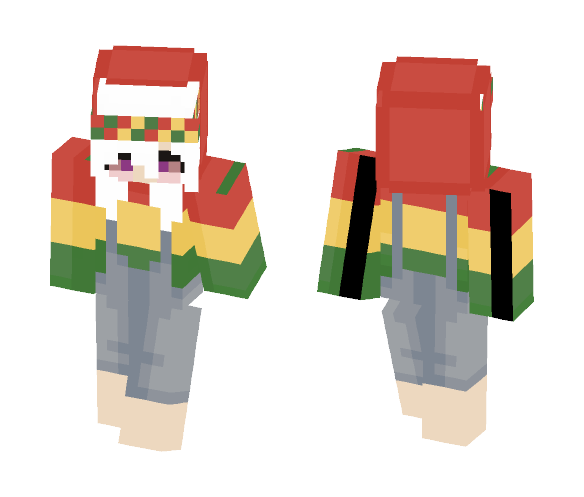 Rasta-Gaufrette_v3 - Female Minecraft Skins - image 1