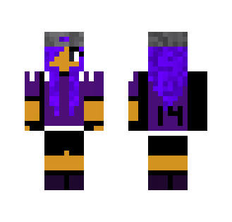 cool purple soccer girl - Girl Minecraft Skins - image 2