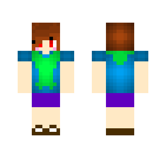 TrashTale Chara - Male Minecraft Skins - image 2
