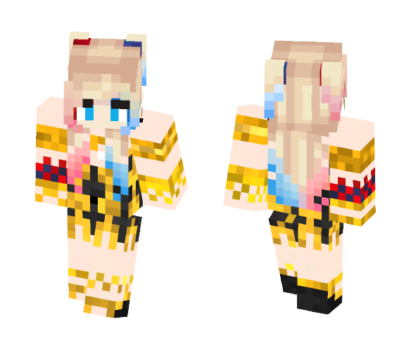 Harley Quinn Club Outfit - Comics Minecraft Skins - image 1
