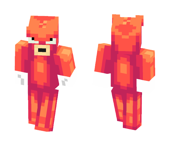 Knuckles The Echidna - Male Minecraft Skins - image 1