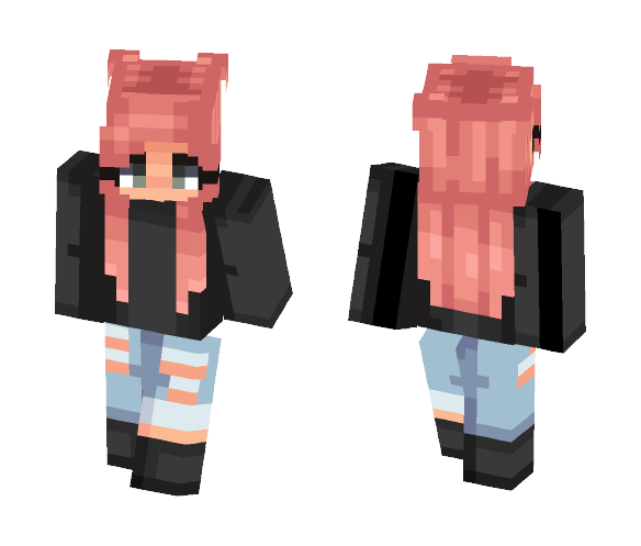 pink haired goddess - Female Minecraft Skins - image 1