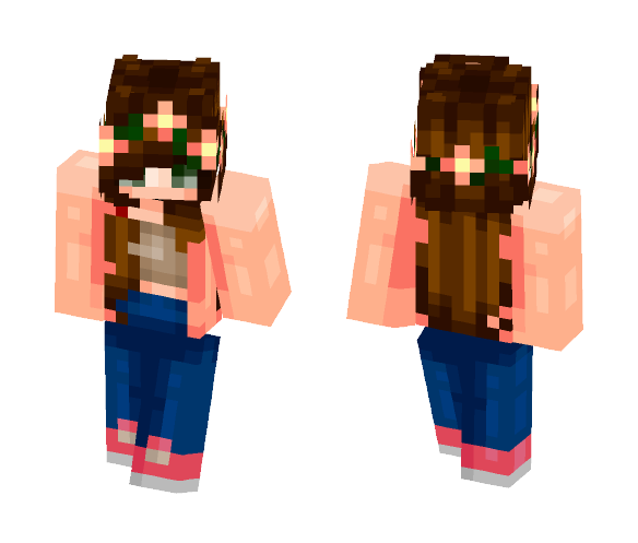 Pixel || Sunset - Female Minecraft Skins - image 1