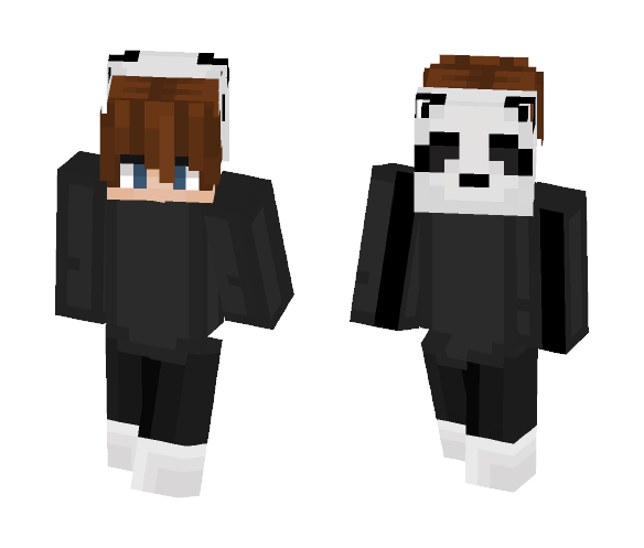 Panda Beanie Boy - Boy Minecraft Skins - image 1