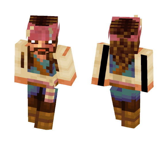 CAPTIAN Jack Sparrow - Male Minecraft Skins - image 1