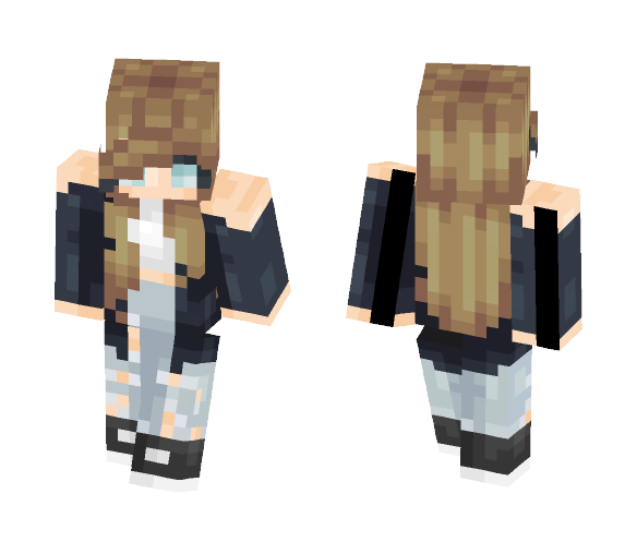 Pixel || a cold heart - Female Minecraft Skins - image 1
