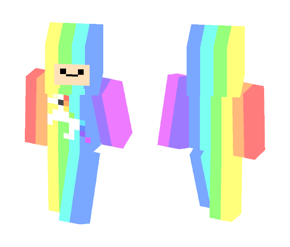 Rainbow Derp Unicorn Thing - Interchangeable Minecraft Skins - image 1