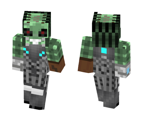 Space Bounty Hunter Alien - Male Minecraft Skins - image 1