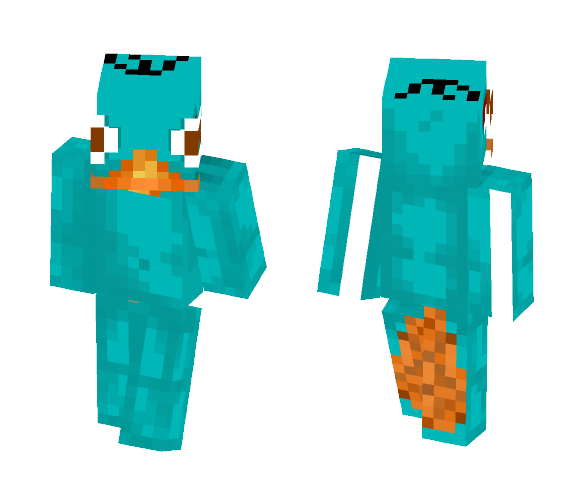 Hey, where's Perry? [Opening mouth] - Male Minecraft Skins - image 1