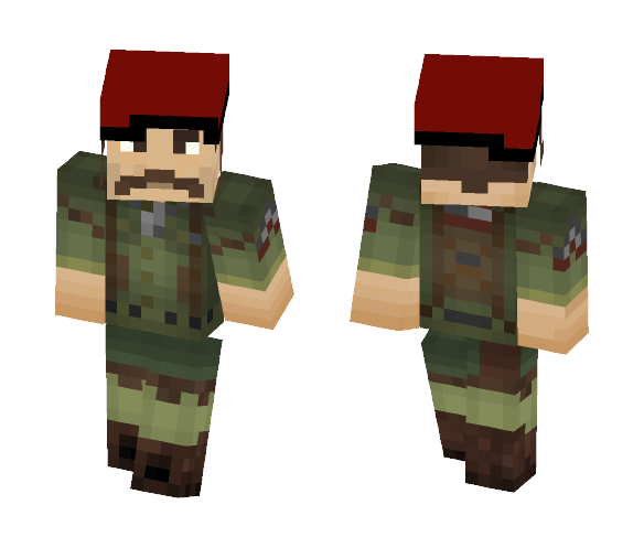 Captain Price (COD:WW2) - Male Minecraft Skins - image 1