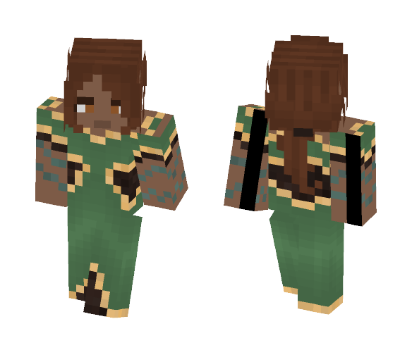 Wood Elf Eleniel (LotC) - Female Minecraft Skins - image 1