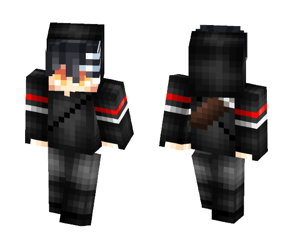 Death the Kid ((Huahwi outfit)) - Male Minecraft Skins - image 1