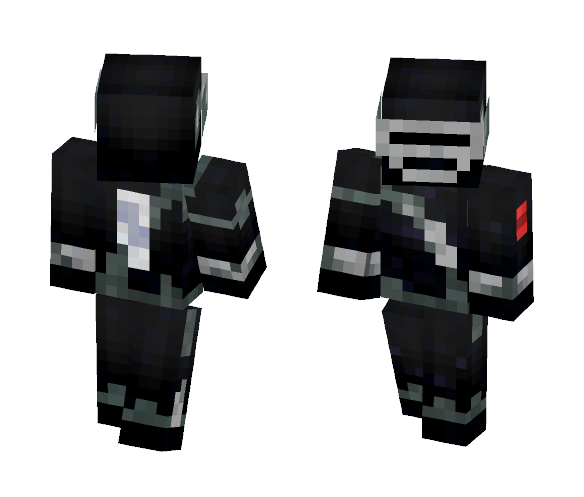 Backwards Snake Eyes (G.I.Joe) - Male Minecraft Skins - image 1