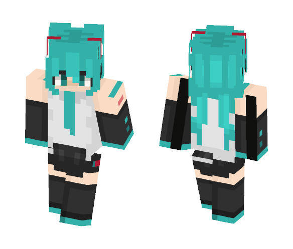 MIKU HATSUNE - Female Minecraft Skins - image 1