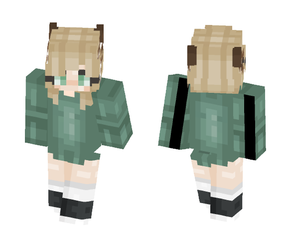 Fox? Girl? Who knowwsss - Female Minecraft Skins - image 1