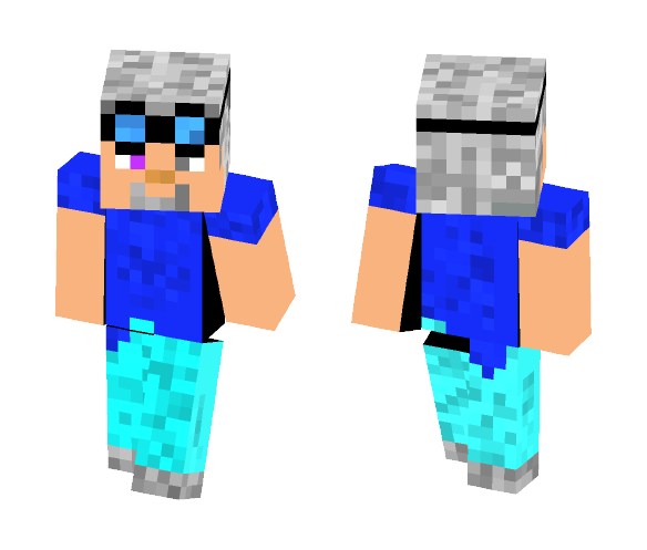 steve's grandpa with goggles - Male Minecraft Skins - image 1