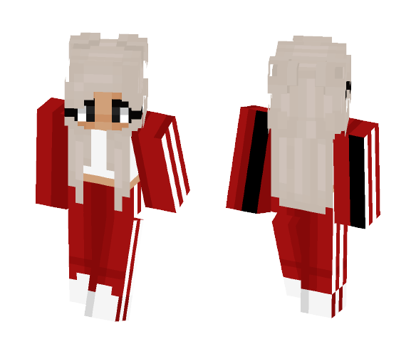 Red Adidas | Wh♥tever - Female Minecraft Skins - image 1