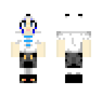 Girl with panda hat - Girl Minecraft Skins - image 2