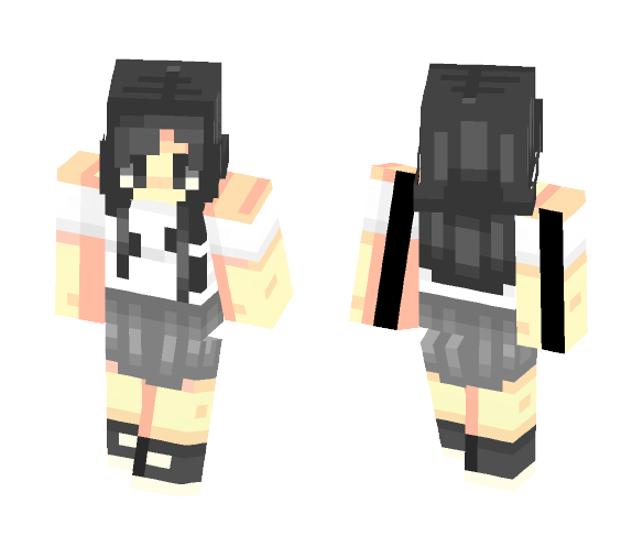 pretty skirt girl ^^ - Girl Minecraft Skins - image 1