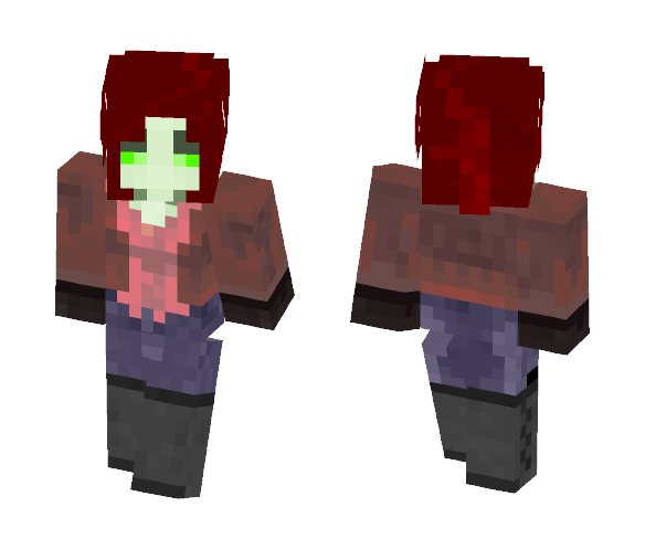 Skeleton Lady - Female Minecraft Skins - image 1