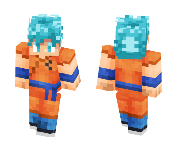 Super Saiyan Blue - Male Minecraft Skins - image 1